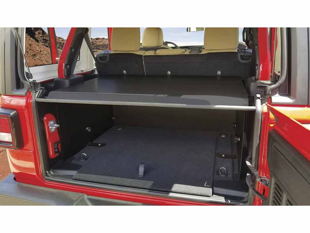Tuffy Deluxe Cargo Area Security Enclosure - Jeep JL Wrangler w/o OEM Subwoofer