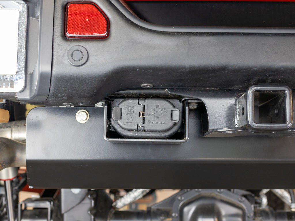 Rusty's 7 Way Connector Skid Plate - JL 392 Wrangler