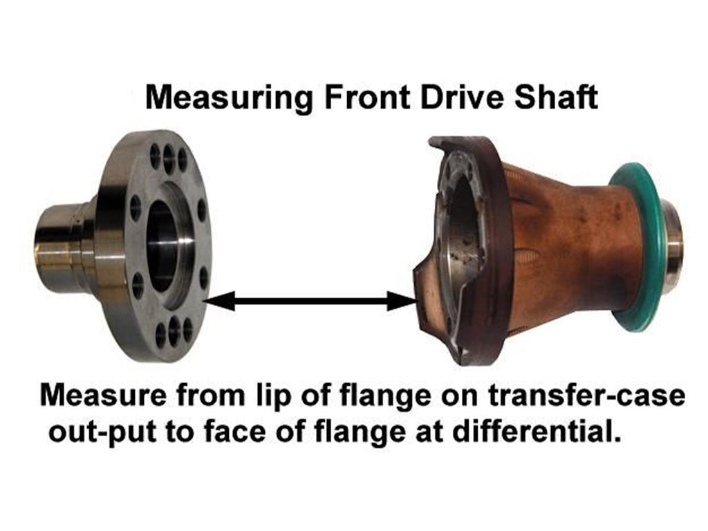 Tom Woods JL Front Driveshaft Conversion - 1350 U-joint Driveshaft