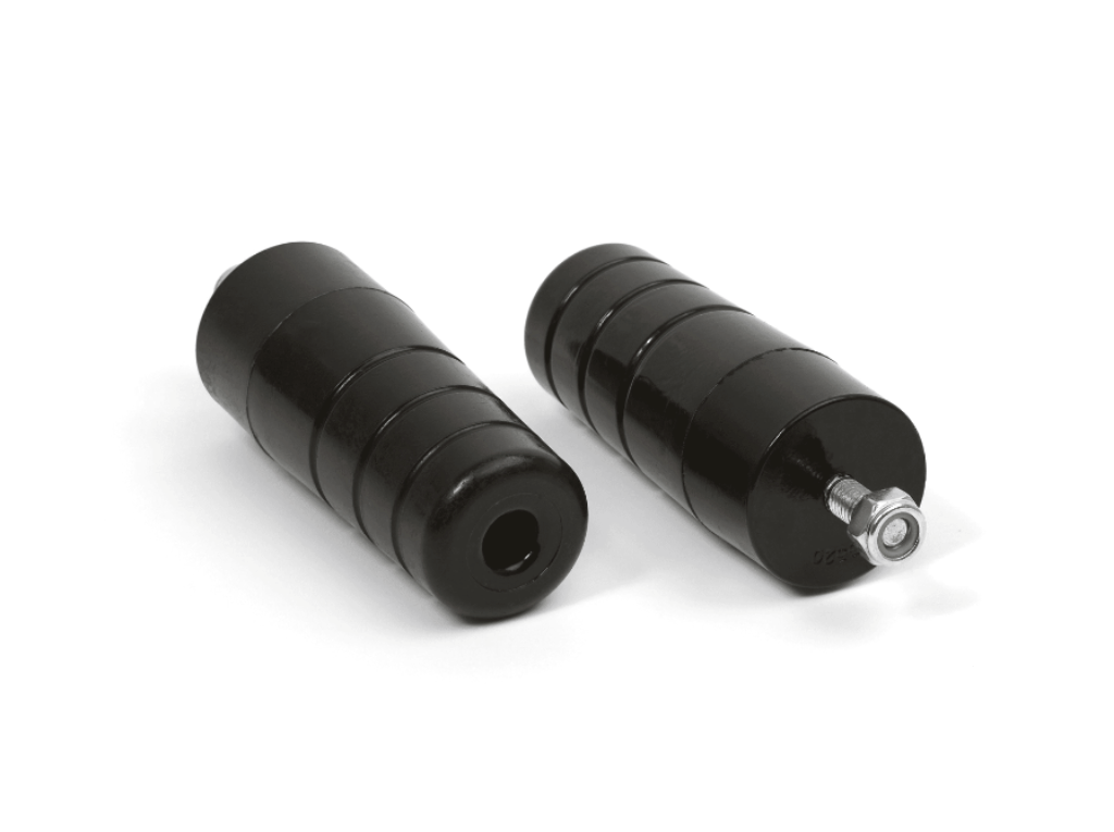 TJ Wrangler Front or Rear Extended Bump Stop - Bolt In Design (Pair)