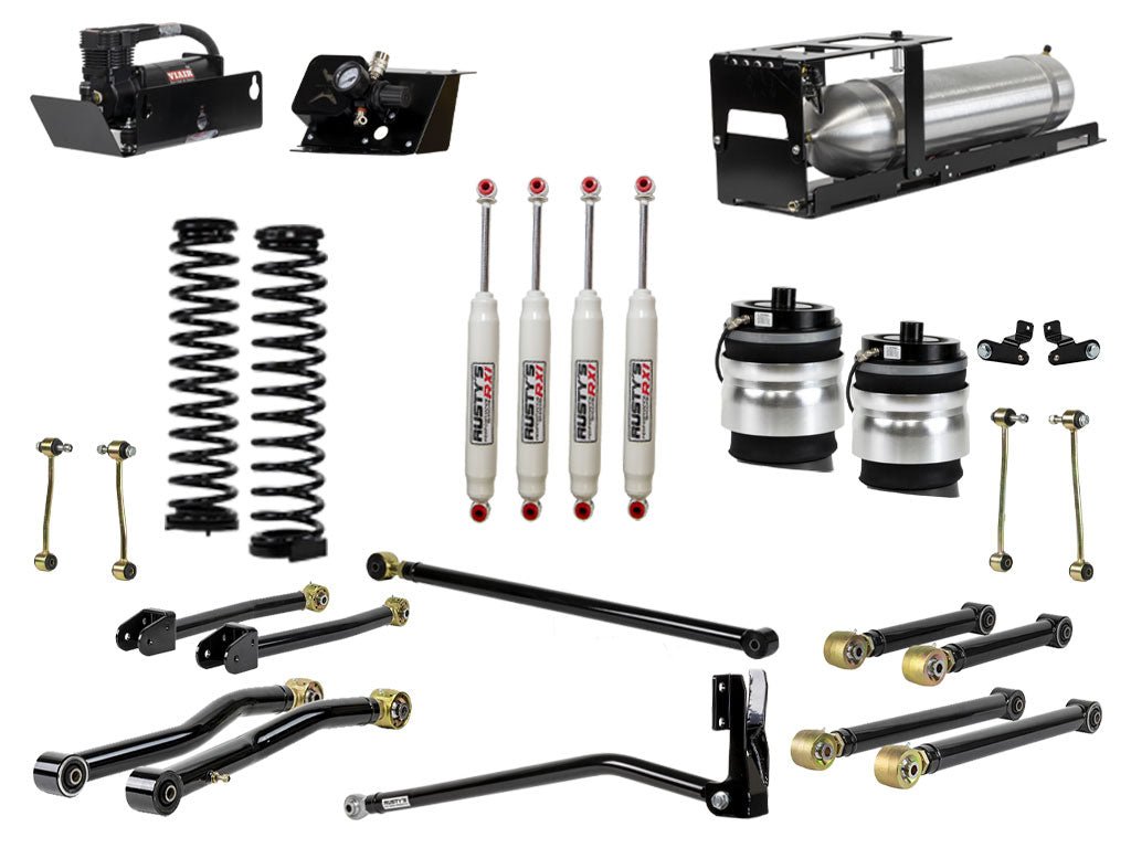 Rusty's JT Gladiator 4" Overland Advanced Kit with Rear Air Bags