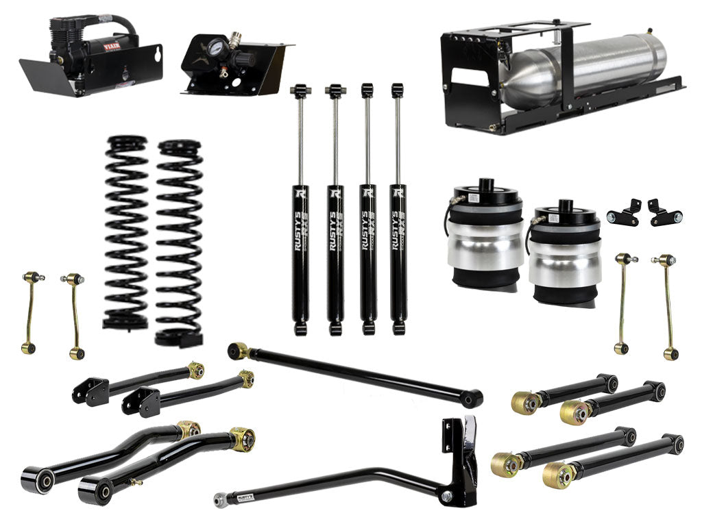 Rusty's JT Gladiator 4" Overland Advanced Kit with Rear Air Bags