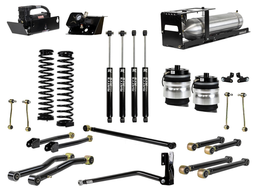 Rusty's JT Gladiator 4" Overland Advanced Kit with Rear Air Bags