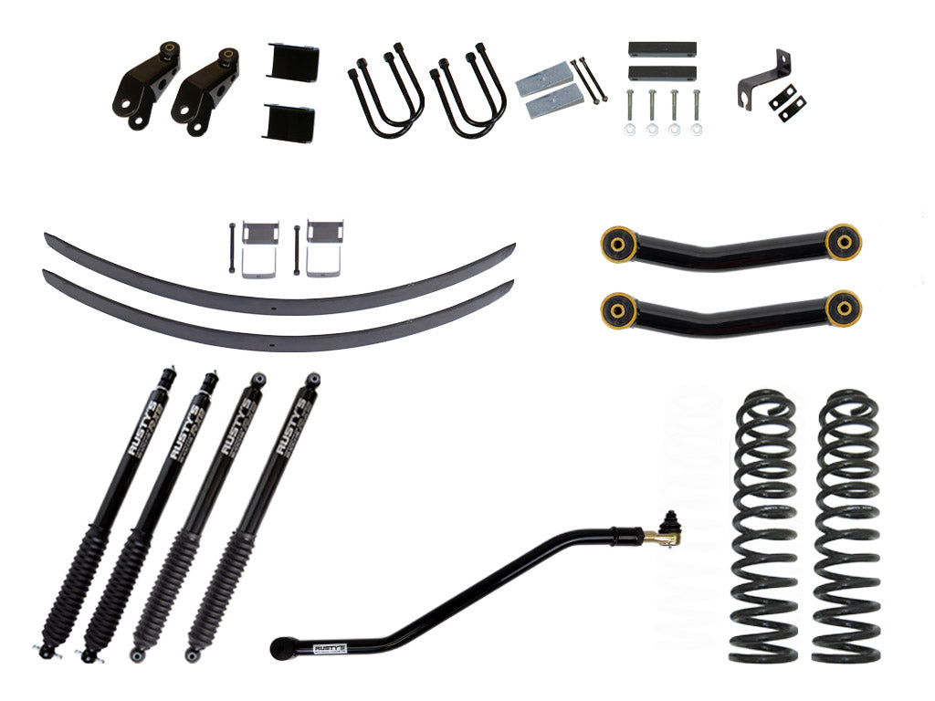 Rusty's XJ Cherokee 4.5" Add-A-Leaf Kit