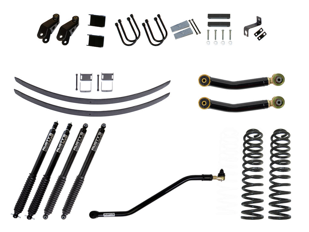Rusty's XJ Cherokee 4.5" Add-A-Leaf Kit