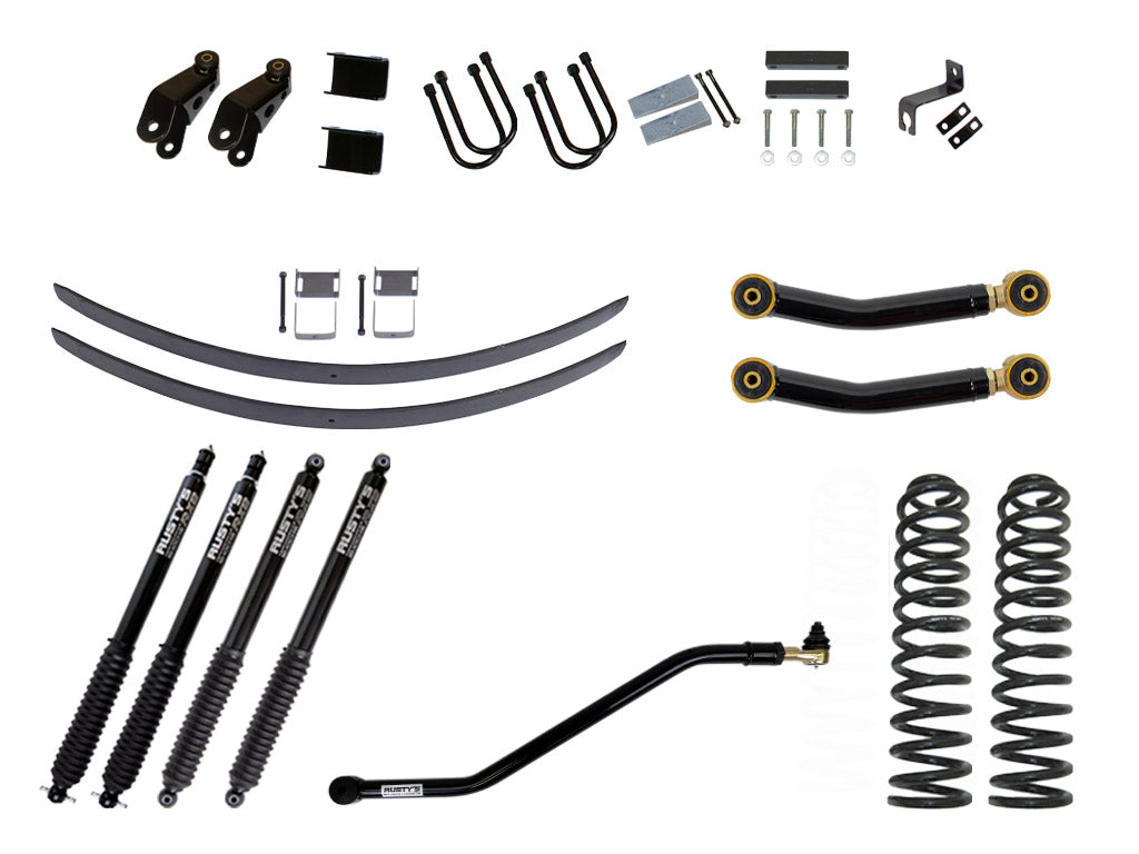 Rusty's XJ Cherokee 4.5" Add-A-Leaf Kit