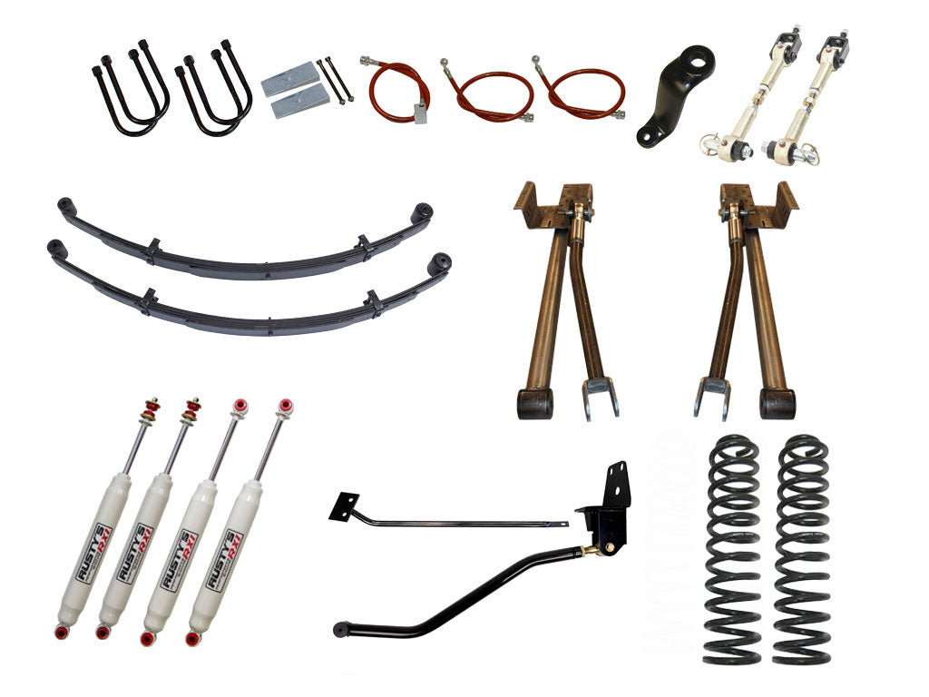 Rusty's XJ Cherokee 6.5" Long Travel Kit