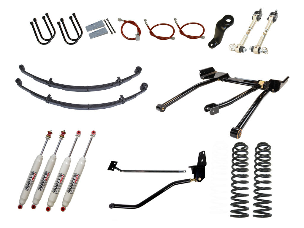 Rusty's XJ Cherokee 6.5" Long Travel Kit