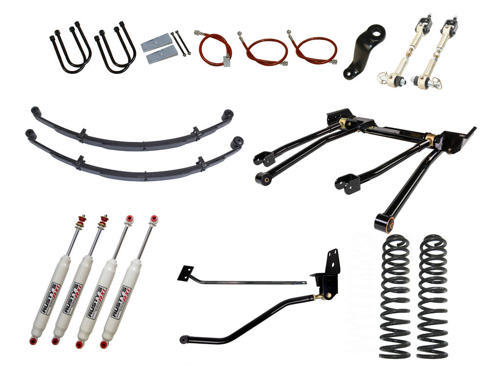 Rusty's XJ Cherokee 6.5" Long Travel Kit