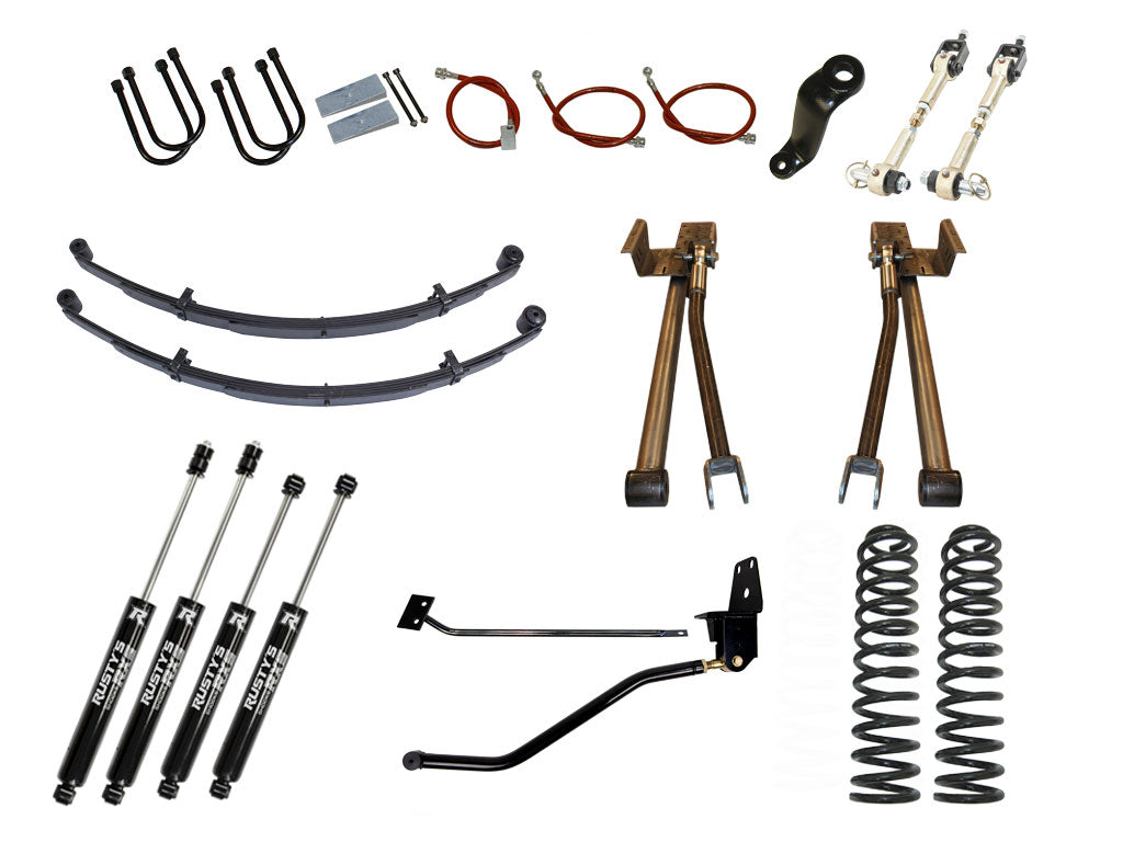 Rusty's XJ Cherokee 6.5" Long Travel Kit