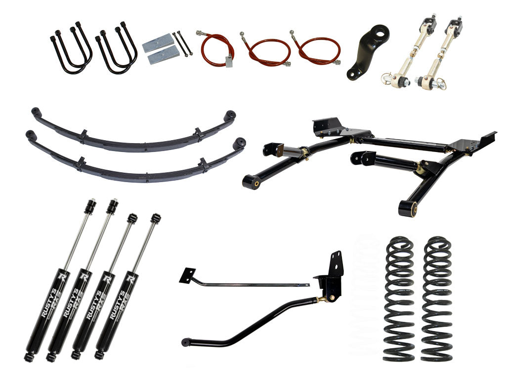 Rusty's XJ Cherokee 6.5" Long Travel Kit