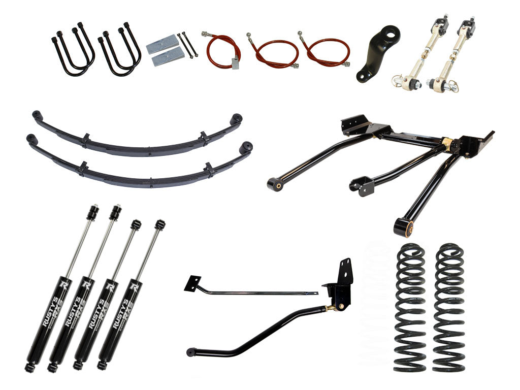 Rusty's XJ Cherokee 6.5" Long Travel Kit