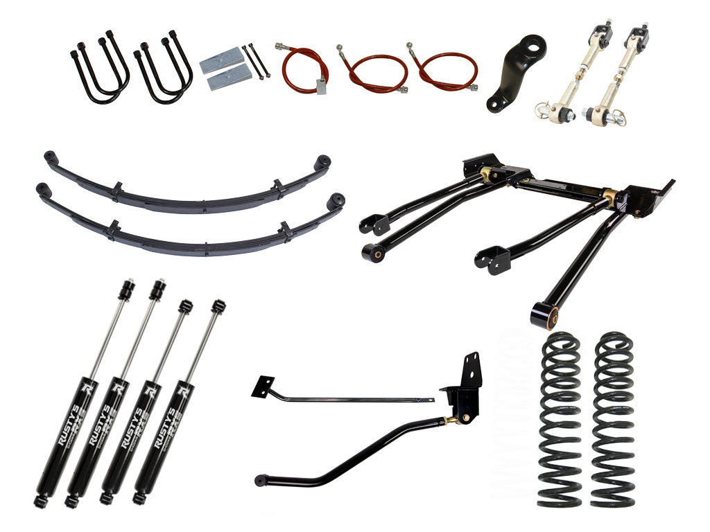 Rusty's XJ Cherokee 6.5" Long Travel Kit