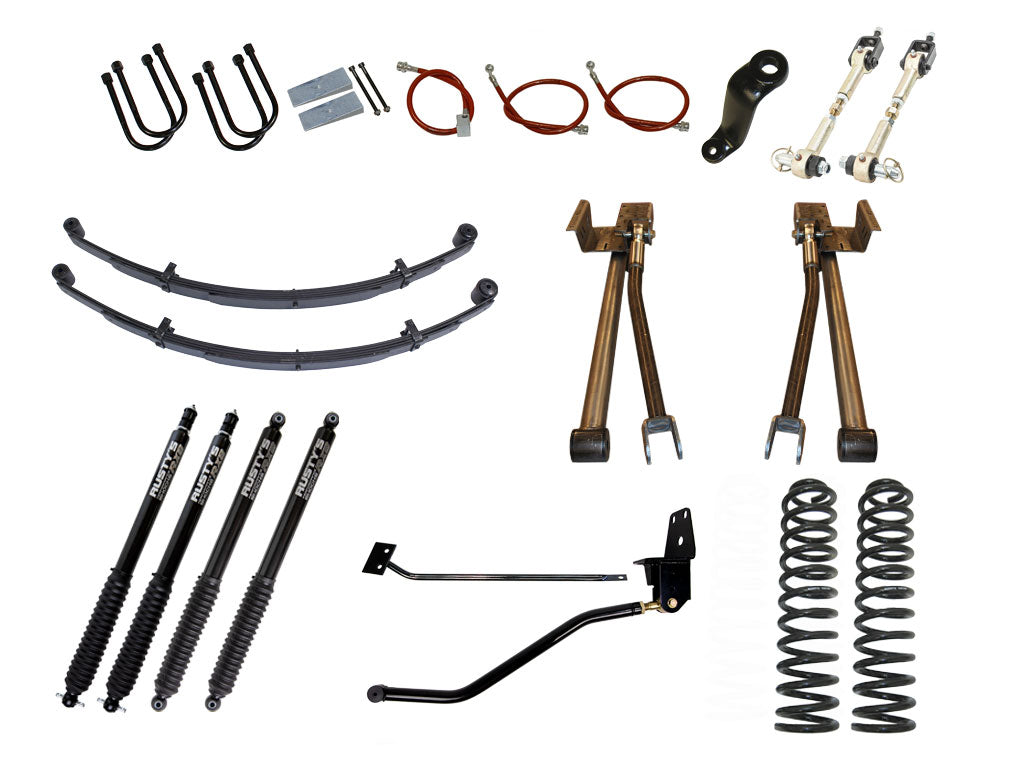 Rusty's XJ Cherokee 6.5" Long Travel Kit