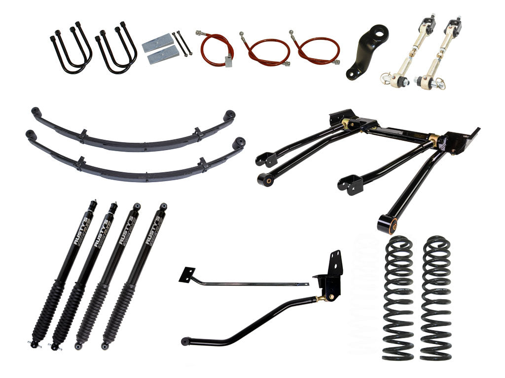 Rusty's XJ Cherokee 6.5" Long Travel Kit
