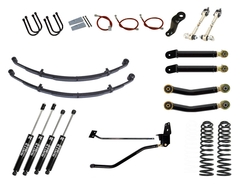 Rusty's XJ Cherokee 6.5" Spring Pack Kit
