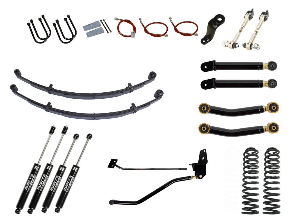 Rusty's XJ Cherokee 6.5" Spring Pack Kit
