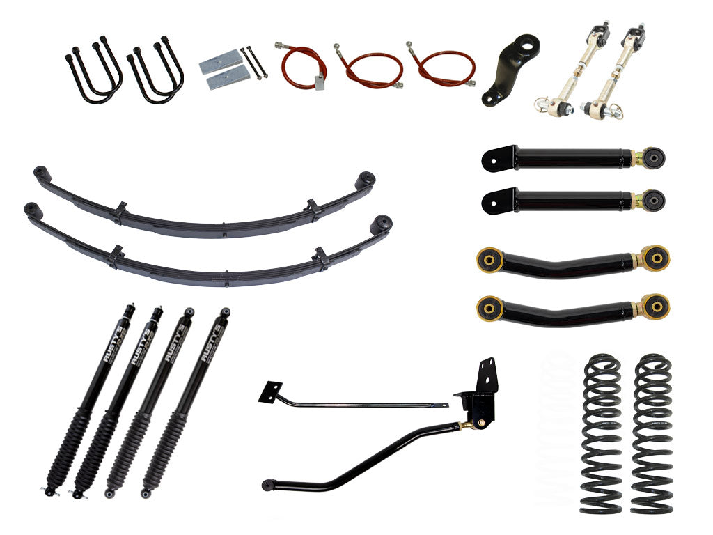 Rusty's XJ Cherokee 6.5" Spring Pack Kit