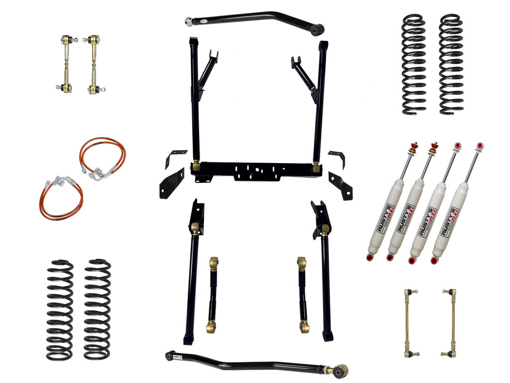 Rusty's JK Wrangler 4.5" Bolt-On Long Travel Kit