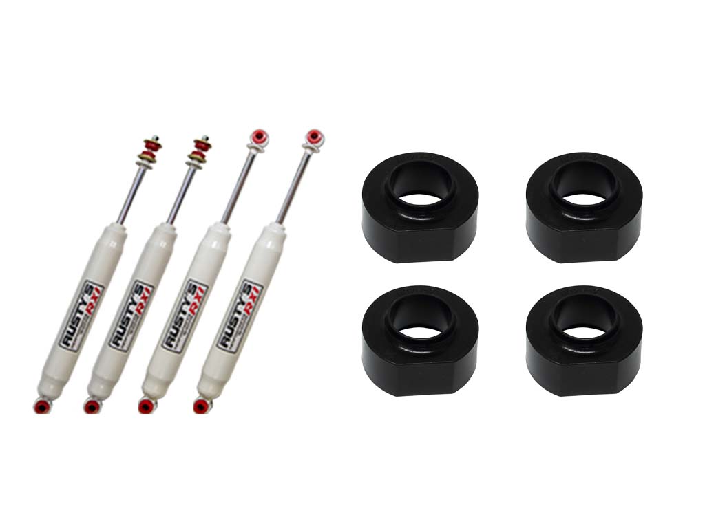Rusty's TJ/LJ Wrangler 2" Budget Kit (Includes Shocks)