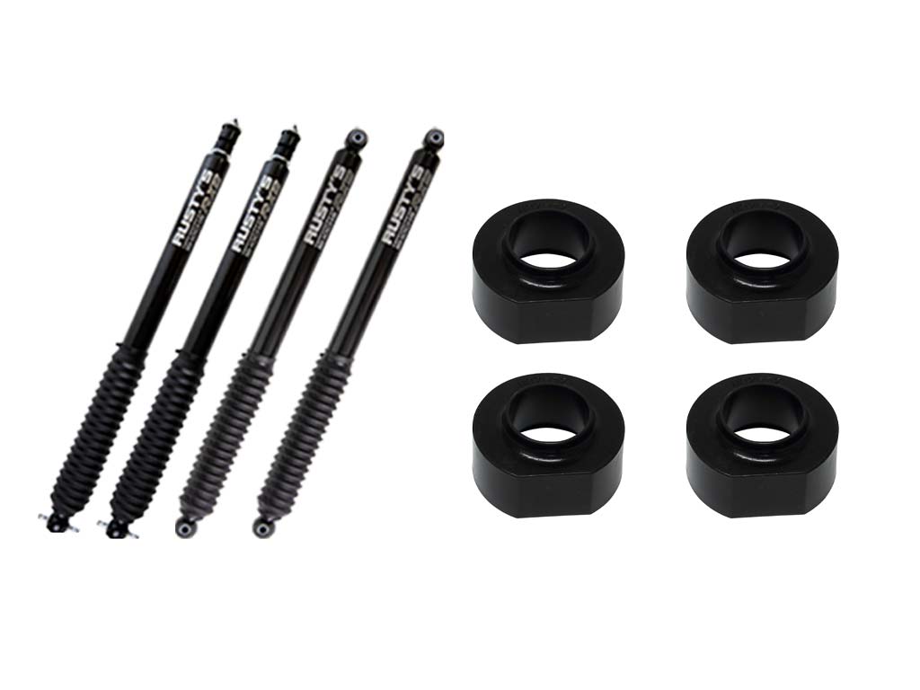 Rusty's TJ/LJ Wrangler 2" Budget Kit (Includes Shocks)