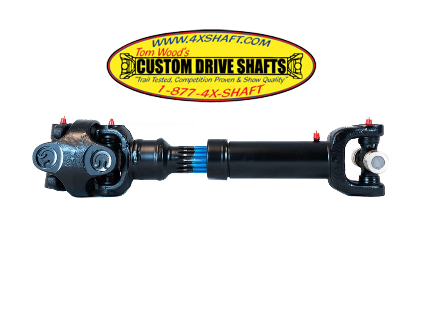 Tom Woods Custom Driveshafts - Driveshaft - 15.5" Tom Woods (TJ, Non-Rubicon Only)