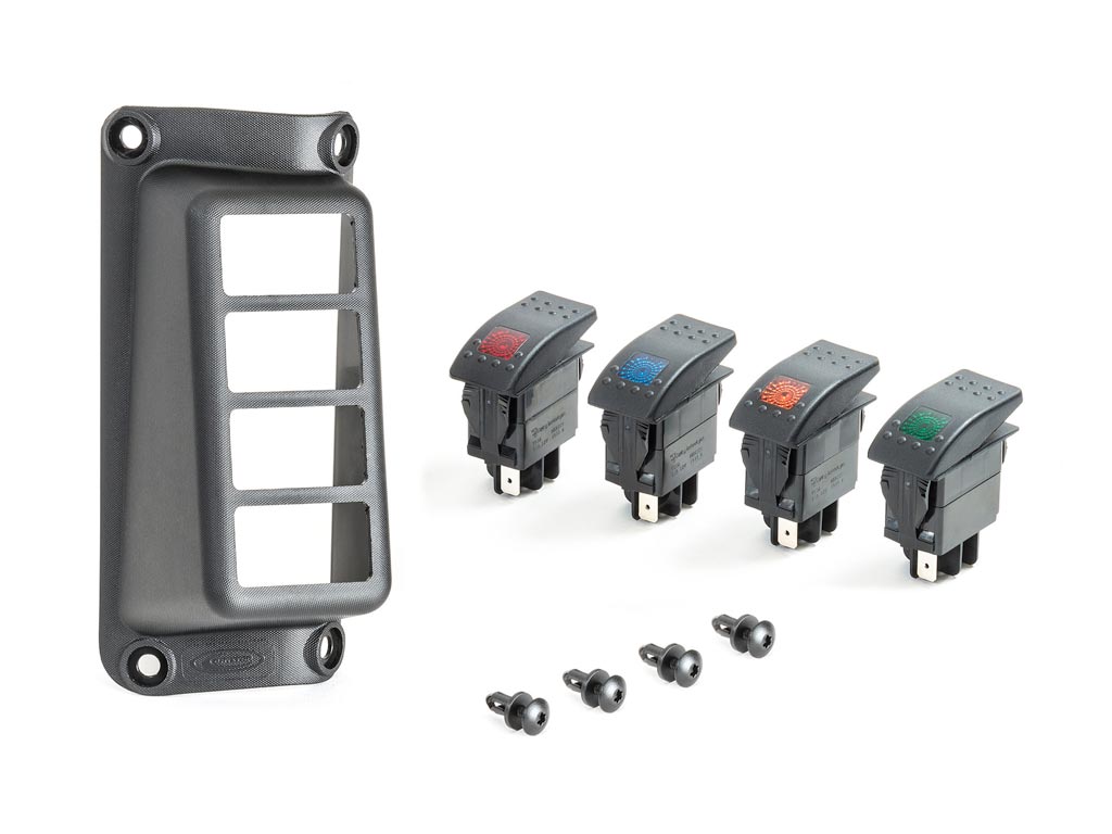 Jeep JK Wrangler A-Pillar Switch Pod w/ Switches