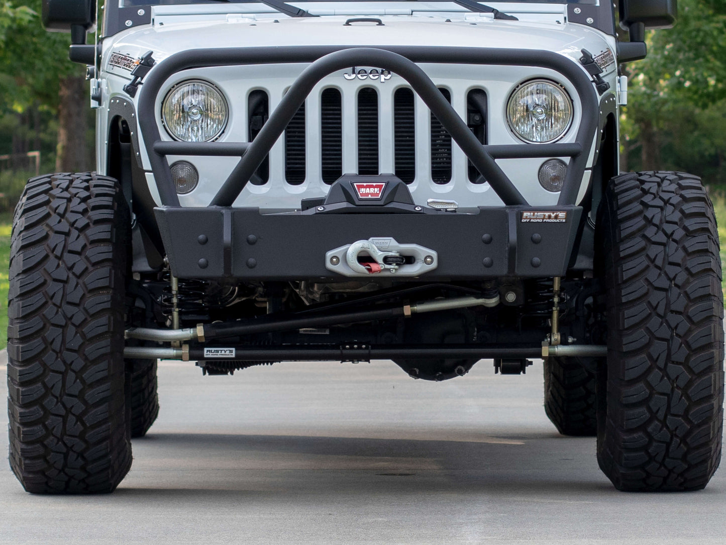 Rusty's HD Steering System - JK Wrangler - Drag Link Flip Configuration