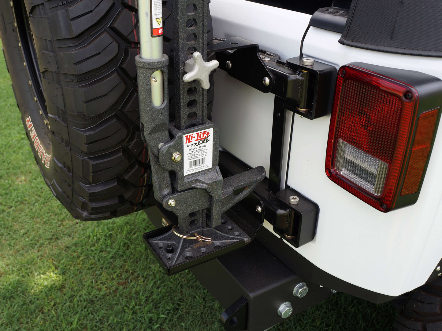 Rusty's Hi-Lift Jack Mount - JK Wrangler