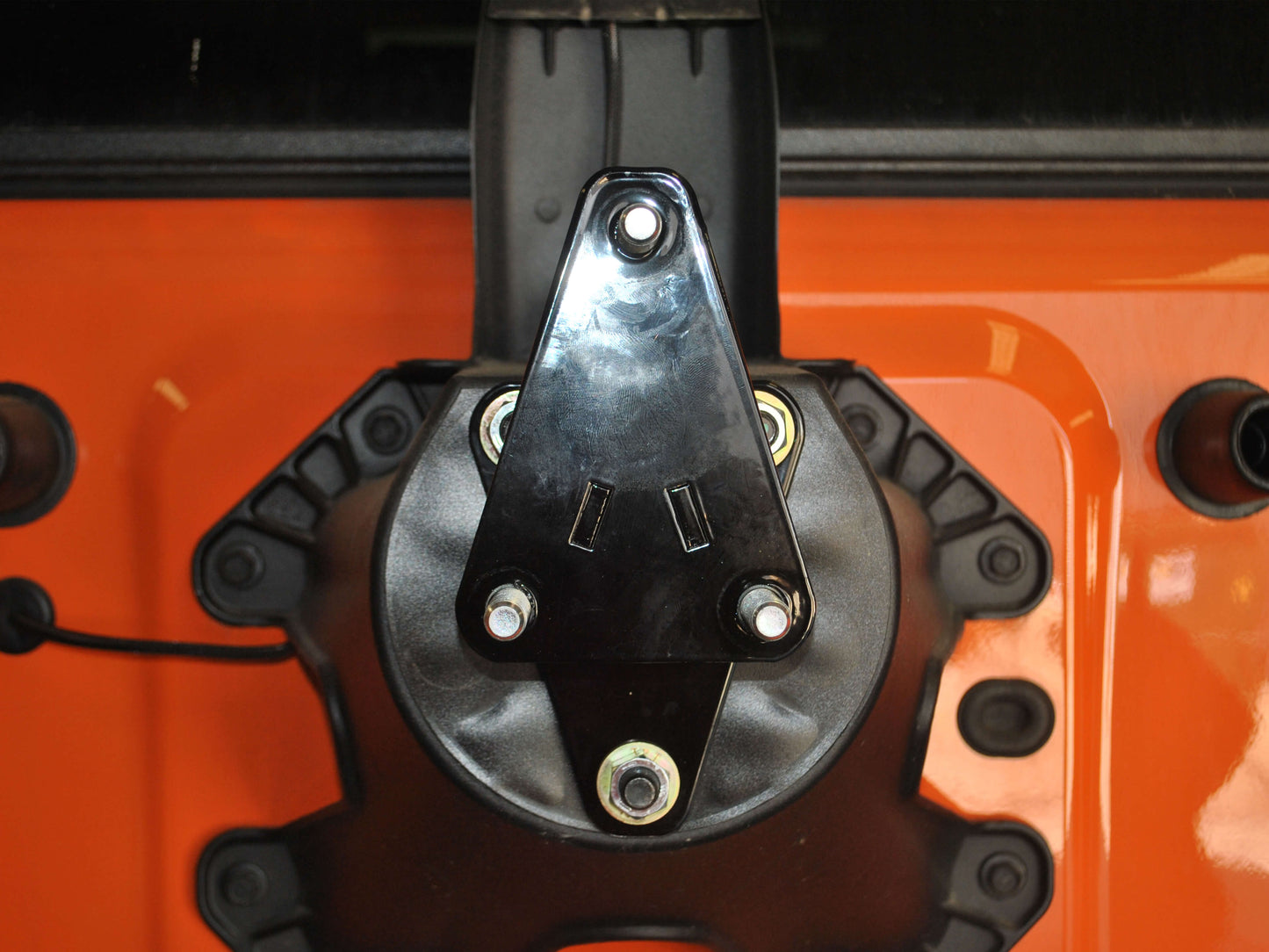 Rusty's JK Wrangler Spare Tire Relocation Bracket