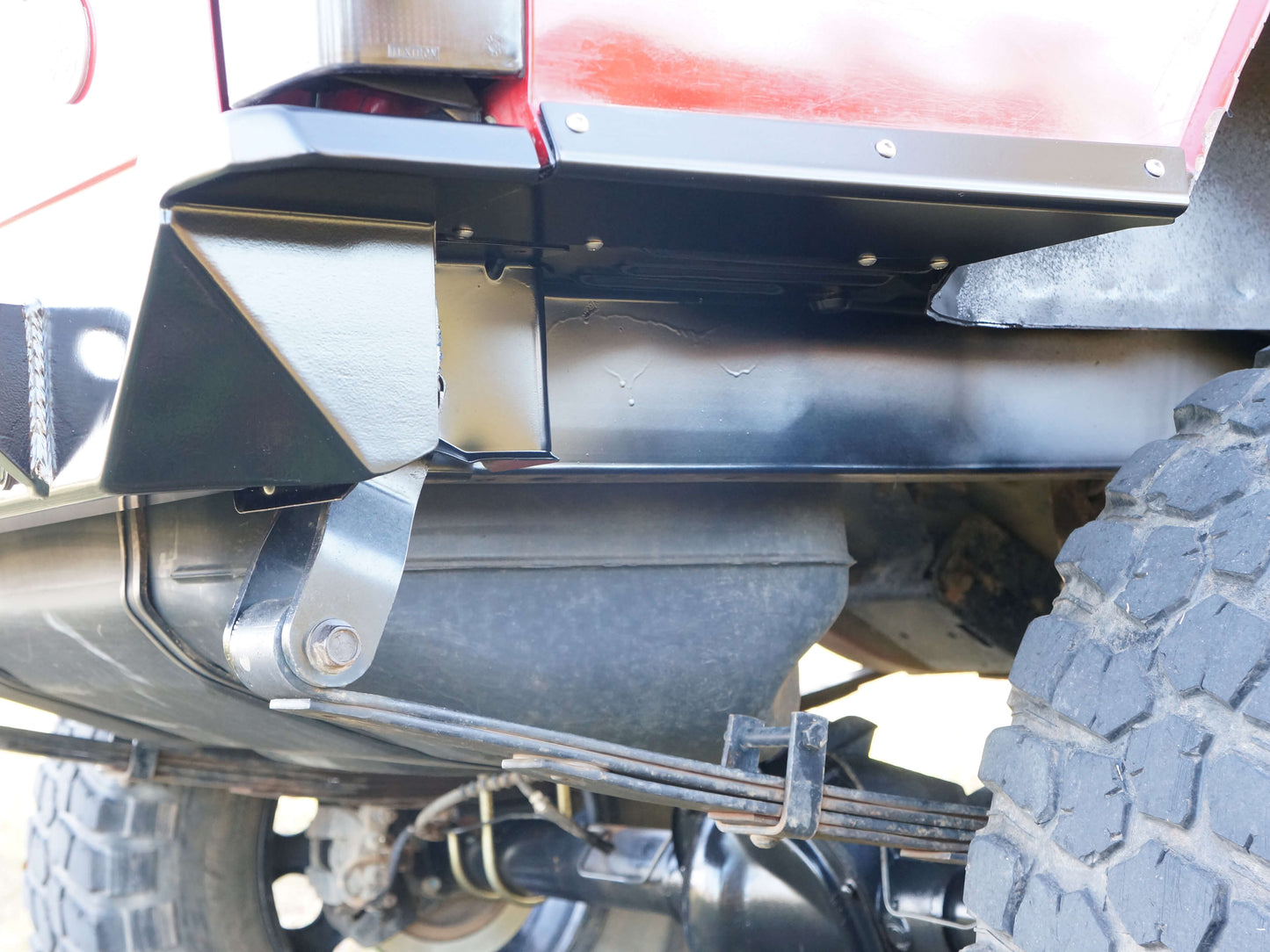Rusty's Bumper - Rear Corner Cut High-Clearance Trail Bumper