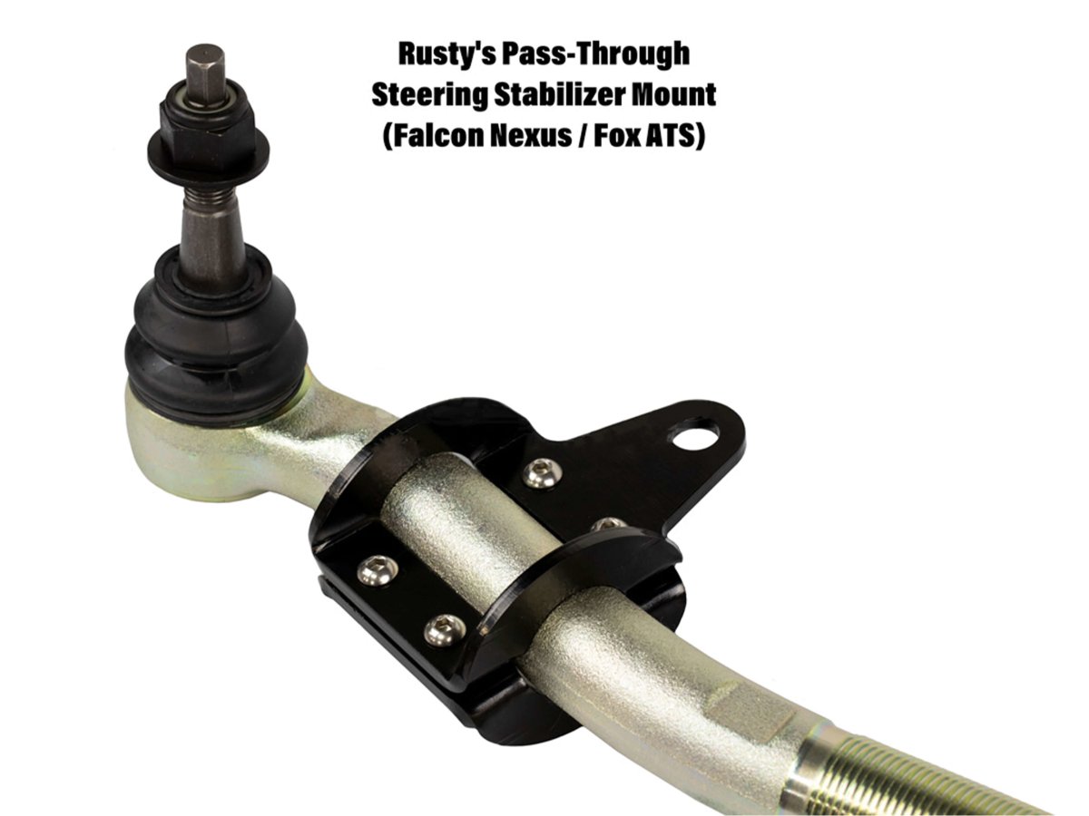 Rusty's Pass-Through Steering Stabilizer Mount (Falcon Nexus / Fox ATS)