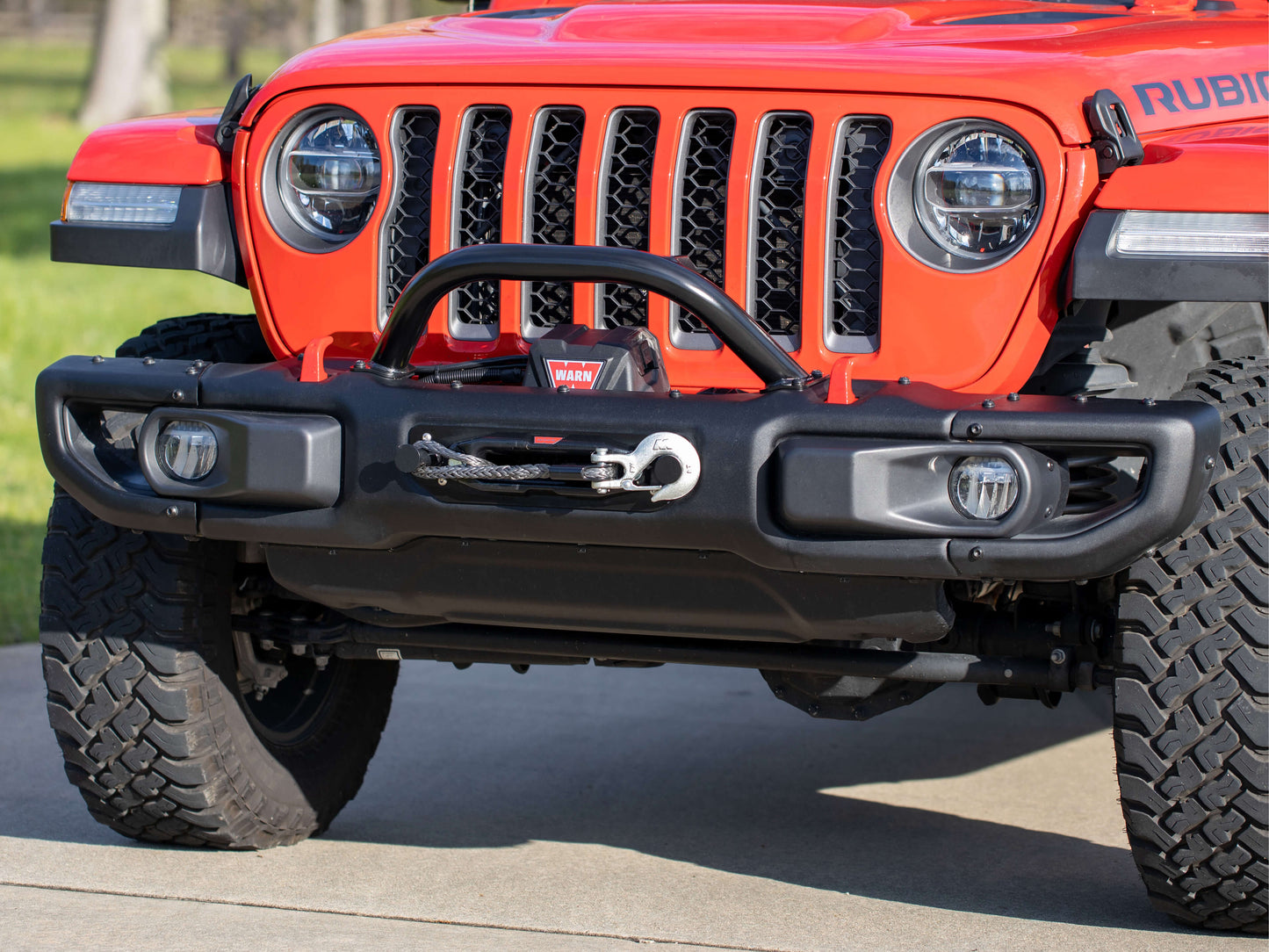Rusty's JL / JT Factory Steel Bumper Accessories Package for 2018+ JL Wrangler / 2020+ JT Gladiator equipped with Factory Steel Bumper