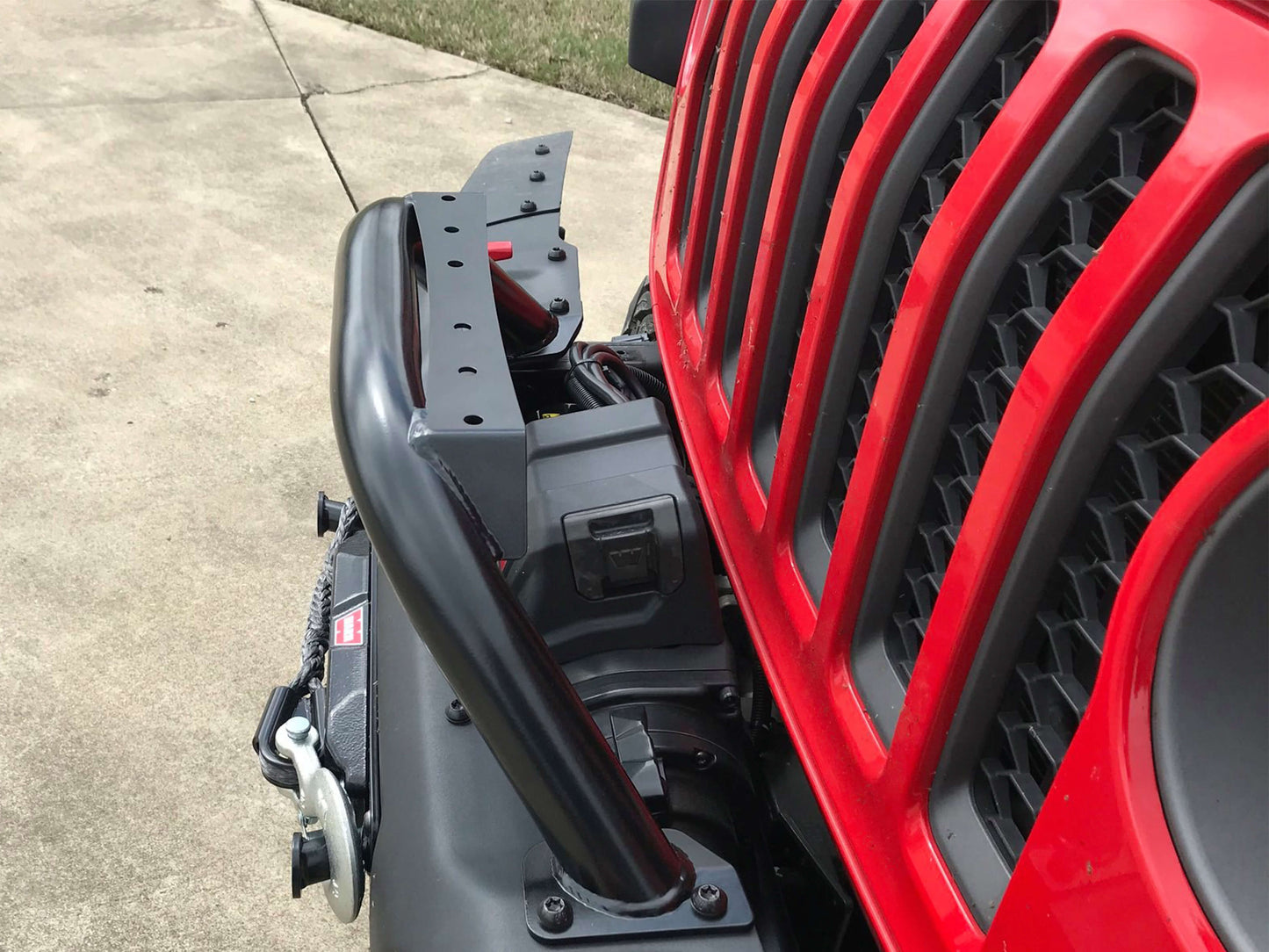 Rusty's JL / JT Factory Steel Bumper Accessories Package for 2018+ JL Wrangler / 2020+ JT Gladiator equipped with Factory Steel Bumper
