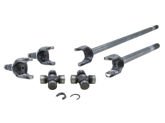 Yukon 4340 Chromoly Front Axle Kit with w/7166 U-Joints - '07-'18 JK Wrangler Dana 30