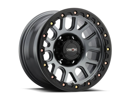 Vision Wheel - Vision 111 Nemesis - Gunmetal - 17 X 9" - 5 ON 5" - 4.5" B.S.