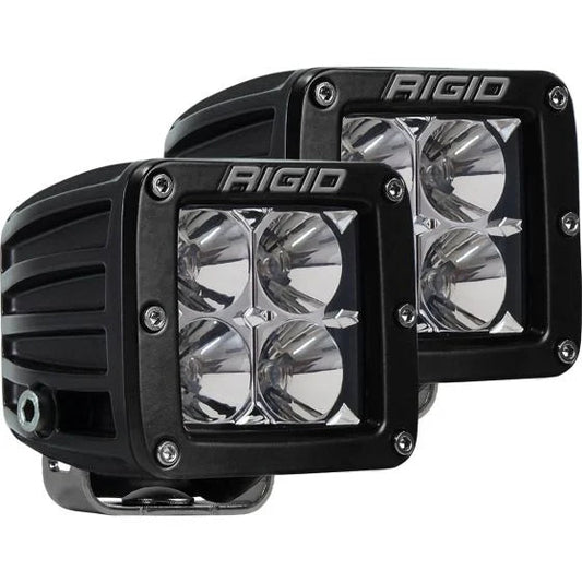 Rigid Industries D-Series PRO Spot Surface Mount Black 2 Lights