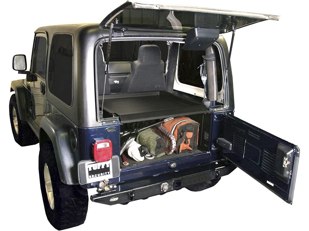 Tuffy Deluxe Cargo Area Security Enclosure - '97-'06 TJ / '87-'95 YJ Wrangler