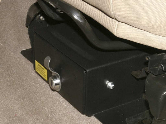 Tuffy Front Driver Side Underseat Security Drawer - '97-'02 TJ Wrangler with Flip Seat