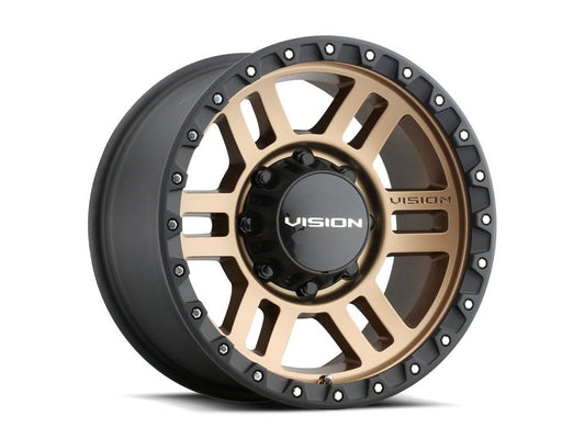 Vision Wheel - Vision 354 Manx 2 - Satin Bronze - 17 X 9" - 5 ON 5" - 4.5" B.S.