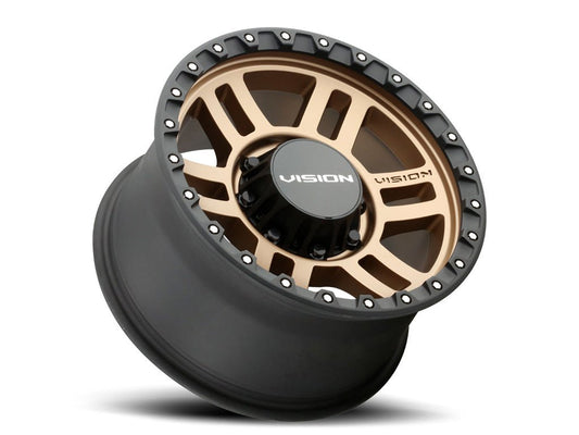 Vision Wheel - Vision 354 Manx 2 - Satin Bronze - 17 X 9" - 5 ON 5" - 4.5" B.S.