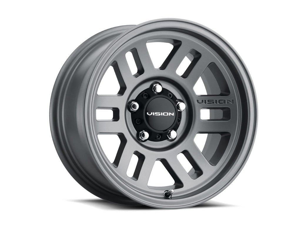 Vision Wheel - Vision 355 Manx 2 Overland - Satin Gray - 15 X 7.5" - 5 ON 4.5" - 3.75" B.S.