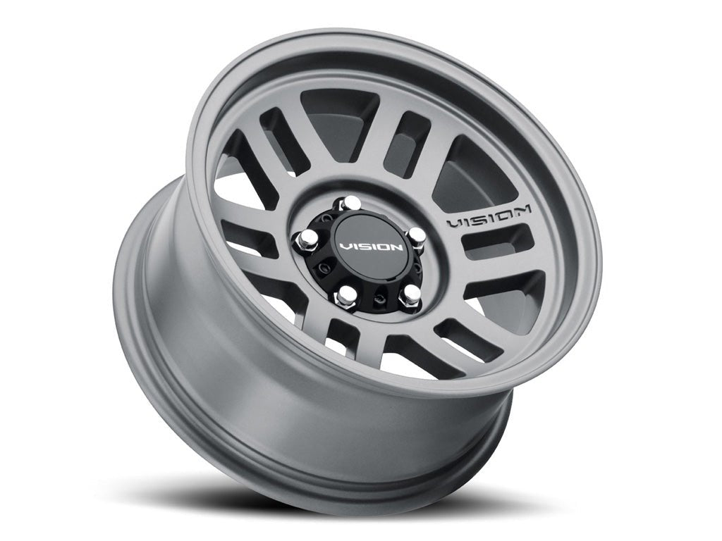 Vision Wheel - Vision 355 Manx 2 Overland - Satin Gray - 15 X 7.5" - 5 ON 4.5" - 3.75" B.S.