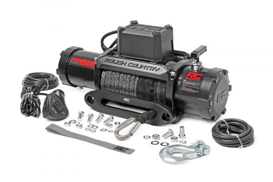 Rough Country 9500lb Pro Series Winch with Synthetic Rope