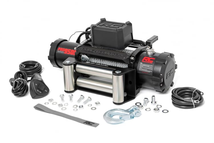 Rough Country 9500lb Pro Series Winch with Steel Cable