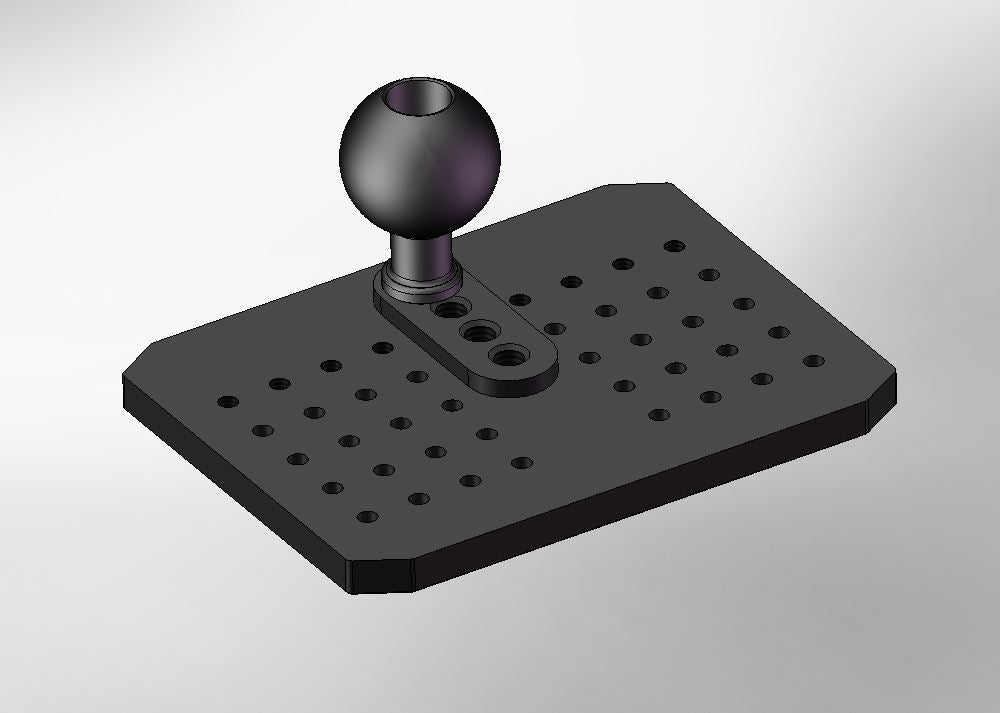 Mobile CB/HAM Radio Mount