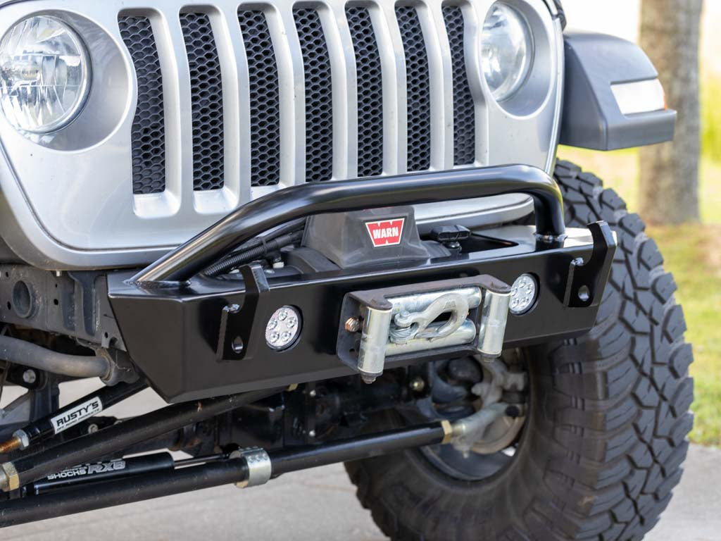 Rusty's Bumper - Xtreme Trail Front Bumper w/ Sylvania LED Slim Lights - (JK)