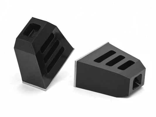 Competition-Style Bump Stops - Single Stud Plate - 4-1/2" Tall (Pair)