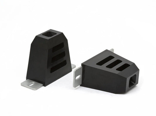 Daystar Competition-Style Bump Stops - Slotted Plate - 4-1/2" Tall (Pair)