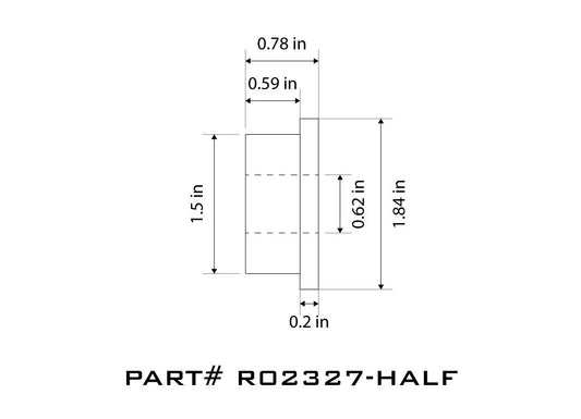 Bushing Half R02327